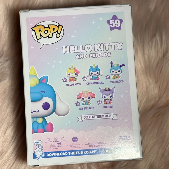 CinnamoRoll Hello kitty and friends (Unicorn Party) Sanrio Funko Pop with bow ti - Picture 4 of 7